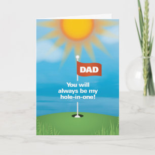 Golf Vatertag Card Karte