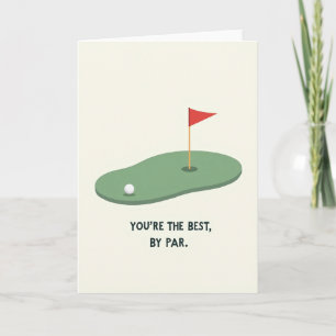 Golf Vatertag Szene Karte