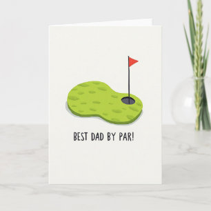 Golf Vatertag Wunschkarte Karte