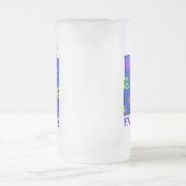 Golf Vathers Day Mattierte Bier Tasse (Mittel)