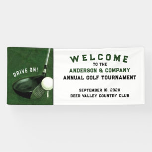 Golf-Veranstaltung Banner