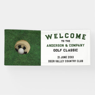Golf-Veranstaltung Banner