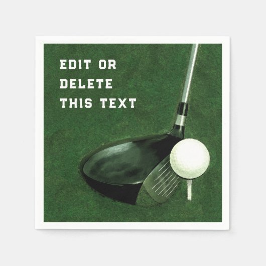 Golf-Veranstaltung Serviette (Vorderseite)