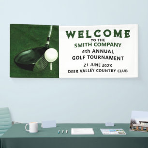 Golf-Veranstaltungsbanner Banner