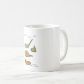 GOLF-VEREIN-KOPF-PATENT - Getränk-Tasse Kaffeetasse (VorderseiteRechts)