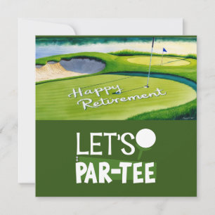 Golf Vermietung mit Ball par Tee Zeit auf grün Ca Karte