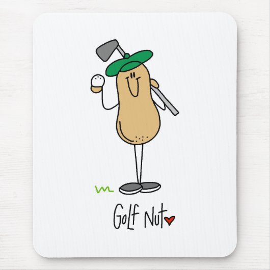Golf Verrückter Mousepad (Vorne)