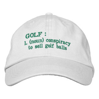 Golf-Verschwörung Bestickte Baseballkappe