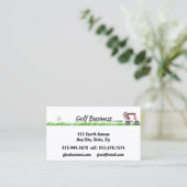 Golf verwandte Business Carts, Turf, Lieferungen Visitenkarte (Stehend Vorderseite)