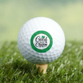 Golf Viel Glück mit Kleeblatt St. Patrick's Day Golfball (Insitu T-Shirt)