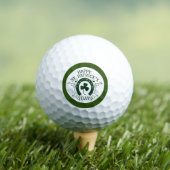 Golf Viel Glück mit Kleeblatt St. Patrick's Day Golfball (Insitu T-Shirt)