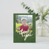 Golf Vielen Dank Erstellen Sie Ihr eigenes Foto Go Postkarte (Stehend Vorderseite)