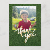 Golf Vielen Dank Erstellen Sie Ihr eigenes Foto Go Postkarte (Vorderseite)