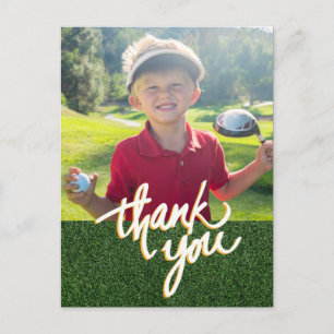 Golf Vielen Dank Erstellen Sie Ihr eigenes Foto Go Postkarte