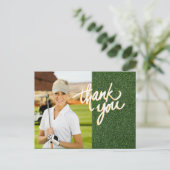 Golf Vielen Dank Erstellen Sie Ihr eigenes Foto Go Postkarte (Stehend Vorderseite)