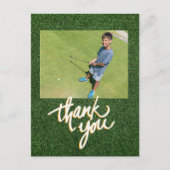 Golf Vielen Dank Erstellen Sie Ihr eigenes Foto Go Postkarte (Vorderseite)