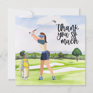 Golf Vielen Dank für Ihre Karte für Golfer