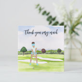 Golf Vielen Dank für Ihre Karte für Golfer (Stehend Vorderseite)