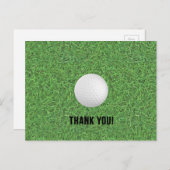 Golf Vielen Dank, Postkarte (Vorne/Hinten)