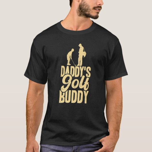 Golf Vintag Daddy's Golf Buddy Premium T-Shirt (Vorderseite)
