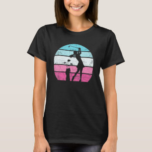 Golf Vintage Retro Golfer Golfspielen T-Shirt