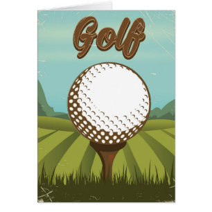 Golf Vintage-Stil Poster