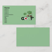Golf Visitenkarte (Vorne/Hinten)