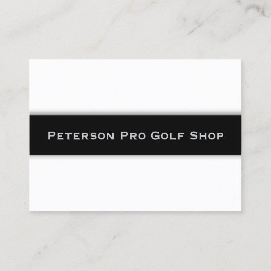 Golf Visitenkarte (Rückseite)