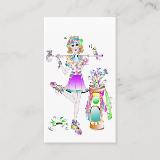 GOLF-VISITENKARTE VISITENKARTE (Vorderseite)