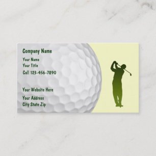 Golf-Visitenkarten Visitenkarte