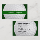 Golf-Visitenkarten Visitenkarte (Vorne/Hinten)