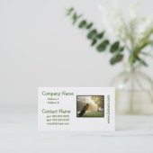 Golf-Visitenkarten Visitenkarte (Stehend Vorderseite)