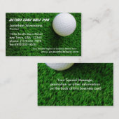 Golf-Visitenkarten Visitenkarte (Vorne/Hinten)