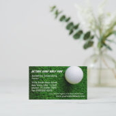 Golf-Visitenkarten Visitenkarte (Stehend Vorderseite)