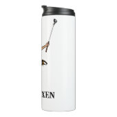 Golf Vixen Female Golfer Thermal Tumbler Thermosbecher (Nach rechts gedreht)