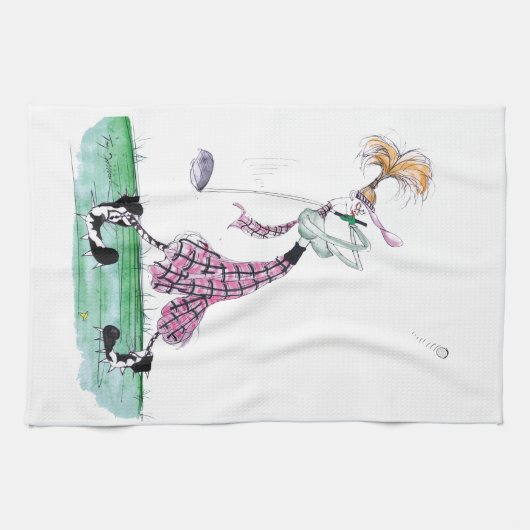 Golf-voller Schwung, tony fernandes Handtuch (Horizontal)