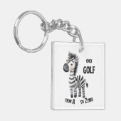 Golf von A bis Z, Zebra Schlüsselanhänger (Vorderseite links)