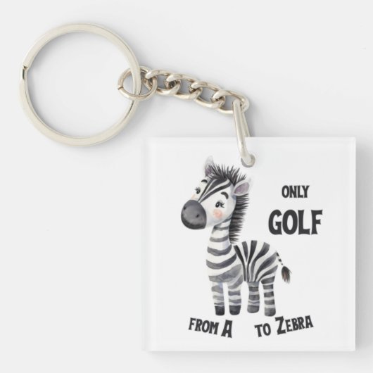 Golf von A bis Z, Zebra Schlüsselanhänger (Vorderseite)
