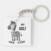 Golf von A bis Z, Zebra Schlüsselanhänger (Rückseite)