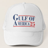 Golf von Amerika 2025 Amerikanische Fahne Golf Mex Truckerkappe (Vorderseite)