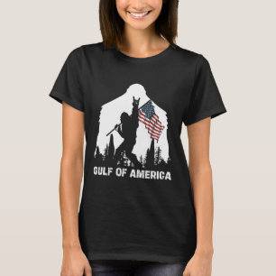 Golf von Amerika 2025 Vintage Flagge der USA T-Shirt