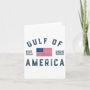 Golf von Amerika Est 2025 Amerikanische Fahne Golf Karte