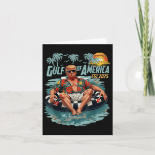 Golf von Amerika Est 2025 Amerikanische Flagge Gol Karte