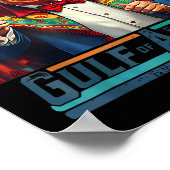 Golf von Amerika Est 2025 Cinco de Mayo Trump G Poster (Ecke)