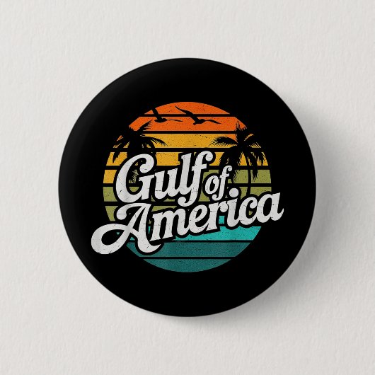 Golf von Amerika Est 2025 Retro American Golf U Button (Vorderseite)