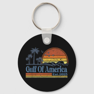 Golf von Amerika Est 2025 Retro Vintag Beach 1 Schlüsselanhänger