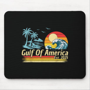 Golf von Amerika Est 2025 Retro Vintager Strand Mousepad
