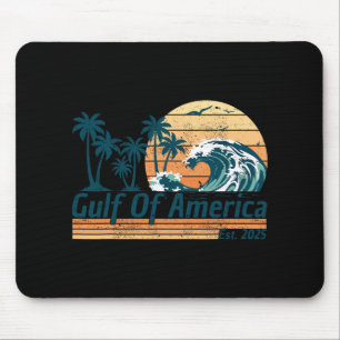 Golf von Amerika Est 2025 Retro Vintager Strand Mousepad