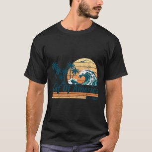 Golf von Amerika Est 2025 Retro Vintager Strand T-Shirt