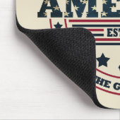 Golf von Amerika Fischerclub Amerikanisch patrioti Mousepad (Ecke)